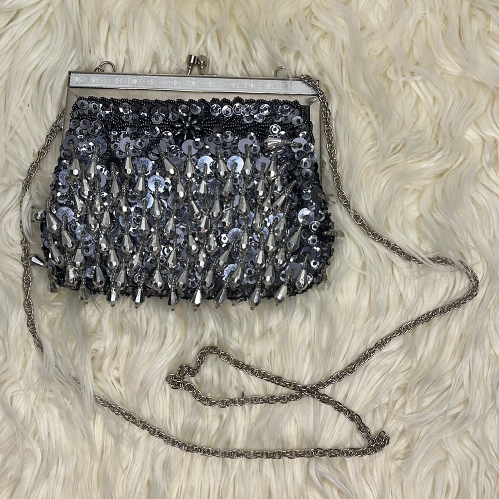 Blue cross body